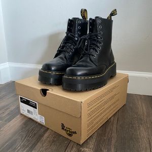 Dr.Martens Jadon Black Platform Boots